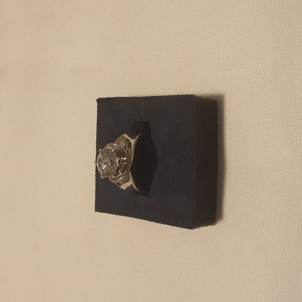 CZ Silver Art Deco Ring